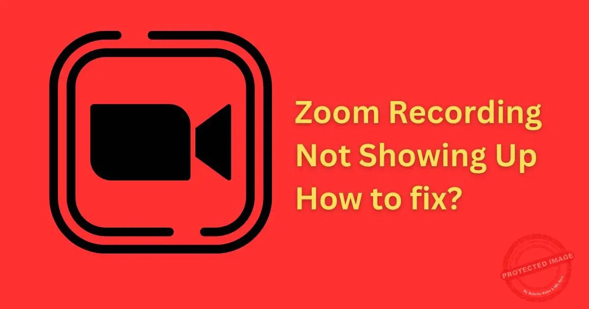 Zoom Recording Not Showing UpHow to fix? Basicknowledgehub