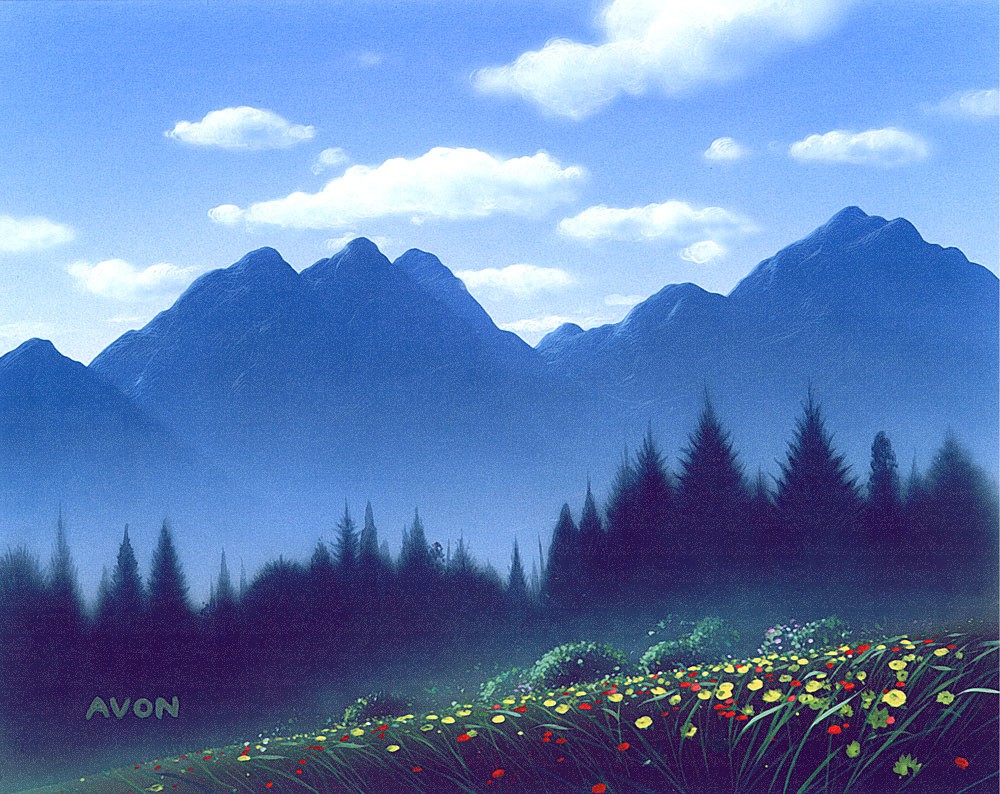 Fifth Edition Mountain 445 by John Avon « Basic Land Art