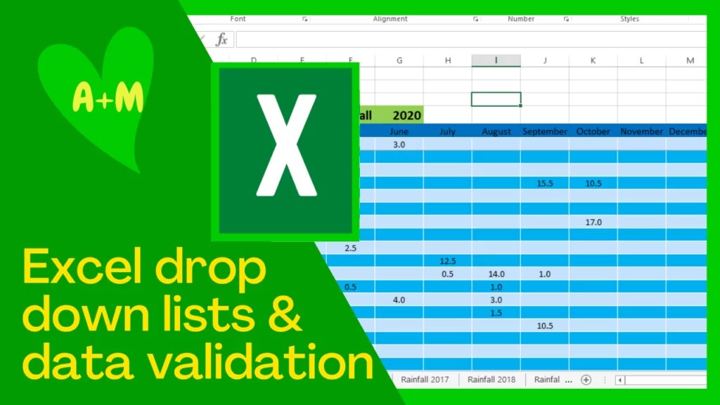 Excel drop down lists and data validation tutorial ← Basic Lowdown.. No