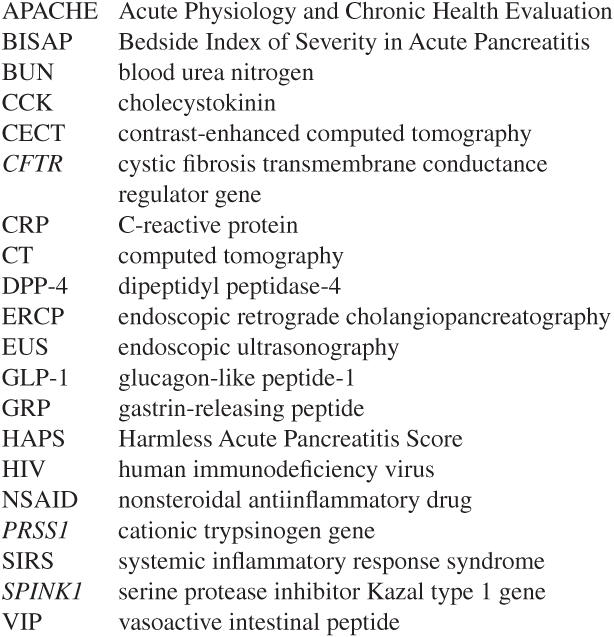 Pancreatitis Basicmedical Key