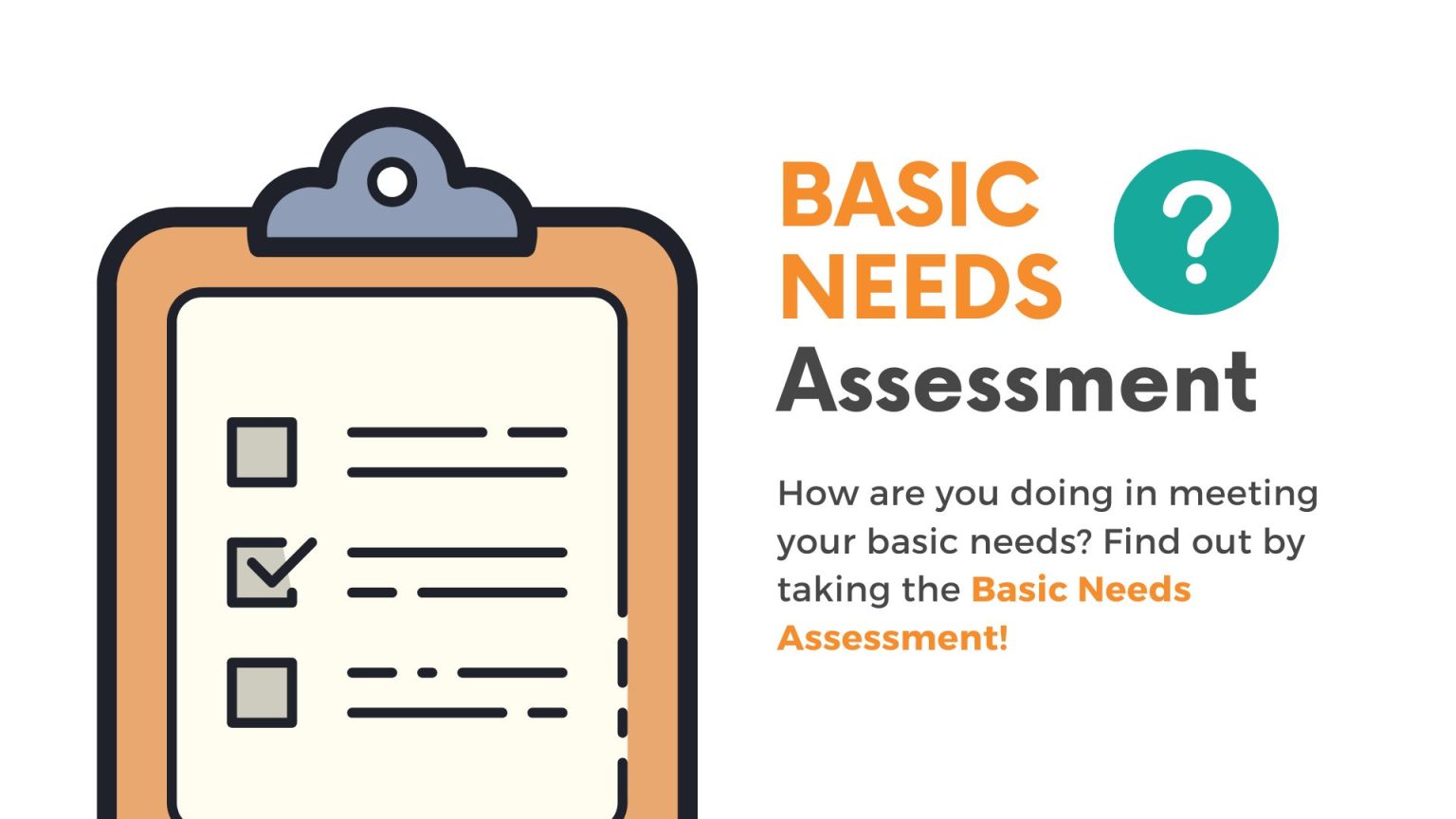 Basic Needs Assessment UCI Basic Needs Center