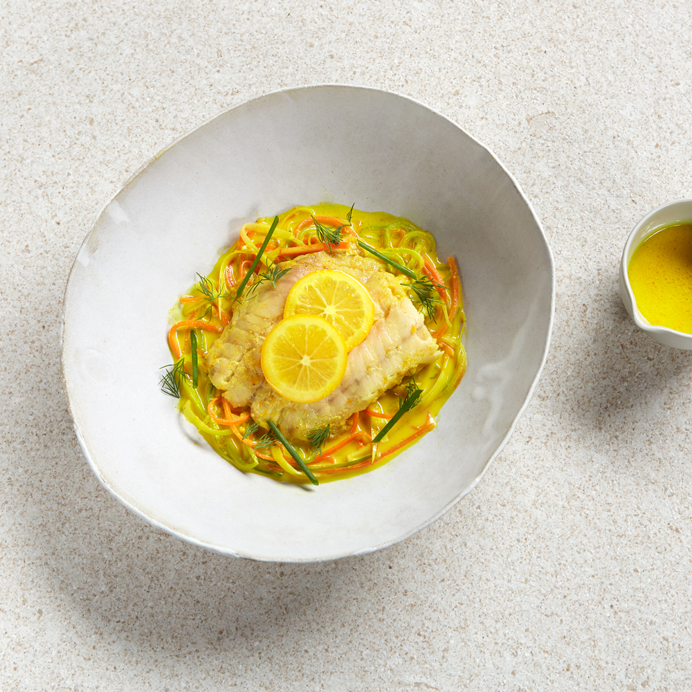 Golden Milk Steamed Rockfish with Vegetables Basics