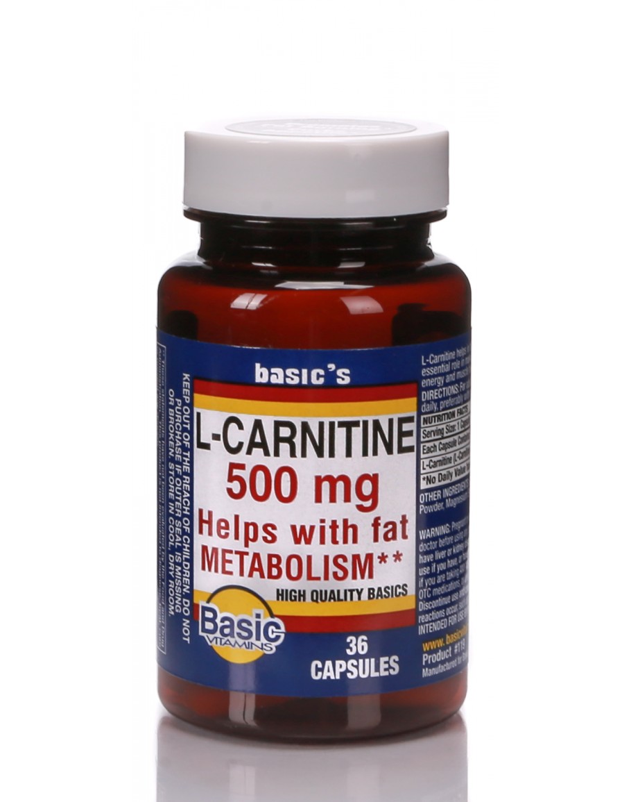 LCARNITINE 500mg. Capsules