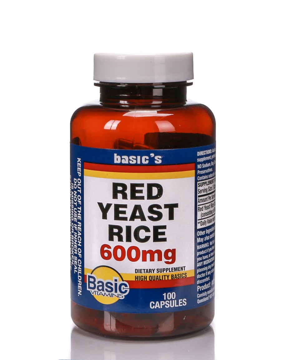 RED YEAST RICE 600mg. Capsules