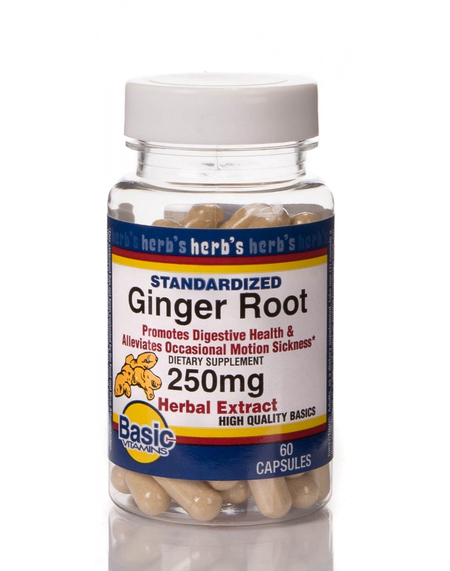 GINGER ROOT Capsules 250mg