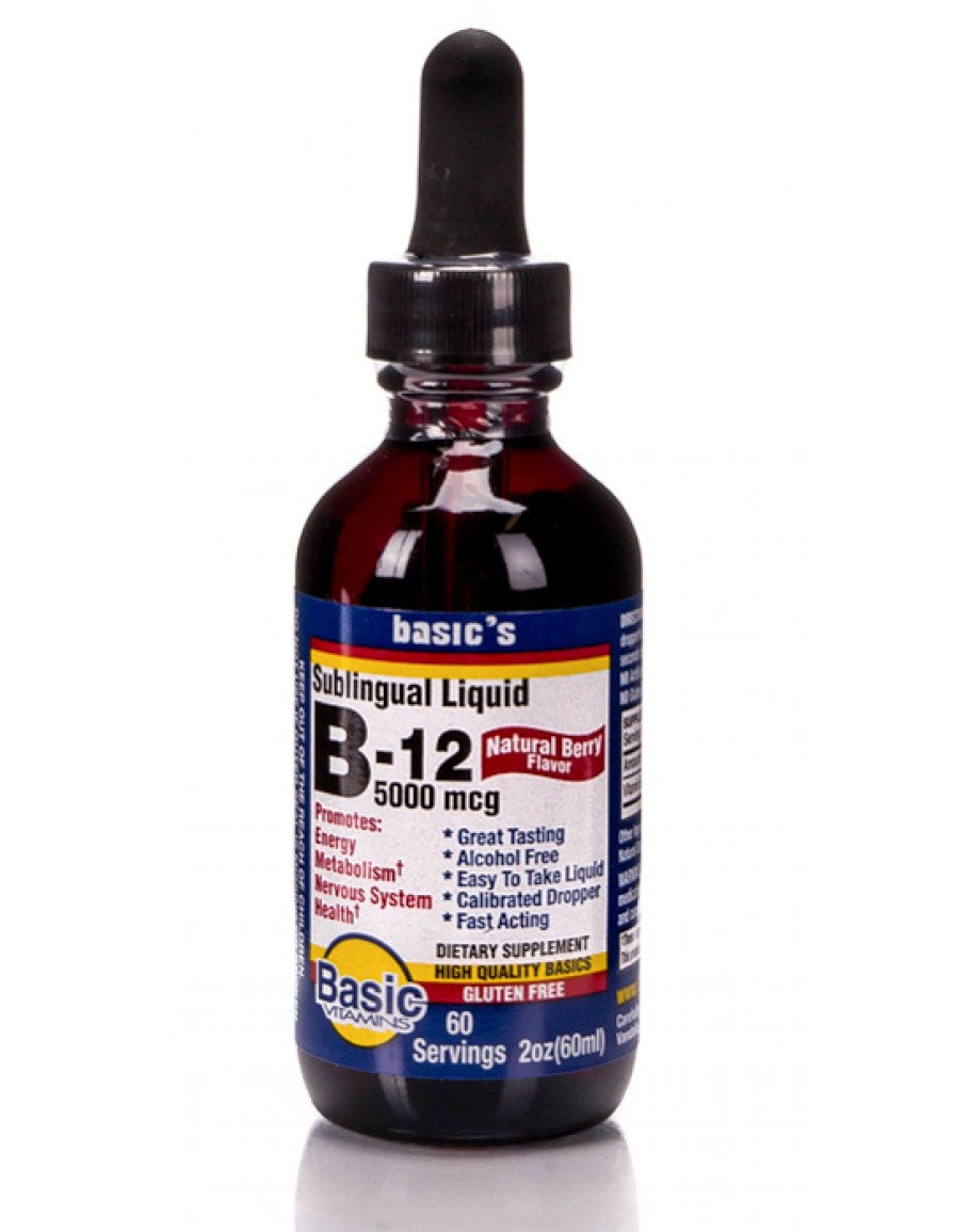 B-12 5000mcg. SUB. LIQUID