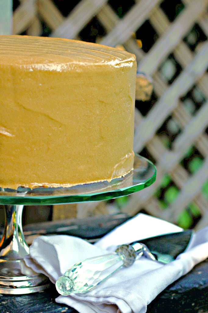 Two Day Caramel Cake Basil And Bubbly