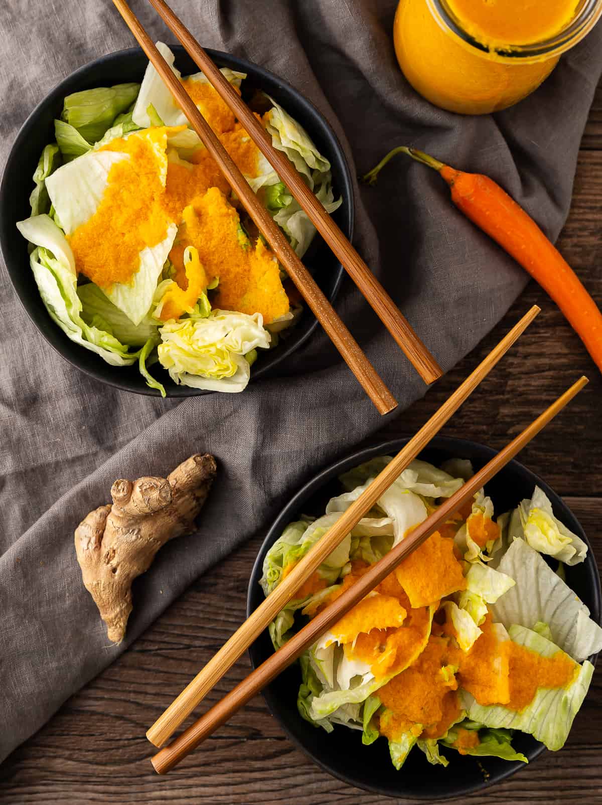 Carrot Ginger Dressing Basil And Bubbly