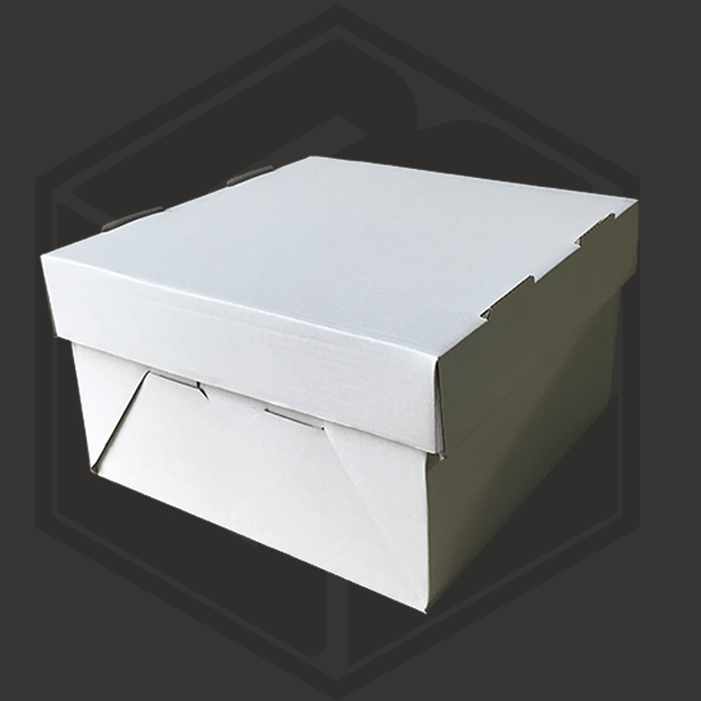 (5x) 10x10x6″ Square Cake Boxes Basildon Cake Boxes
