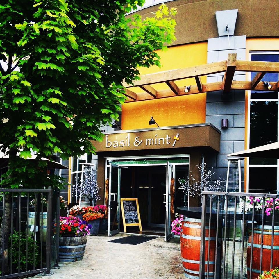 Basil outside Basil and Mint