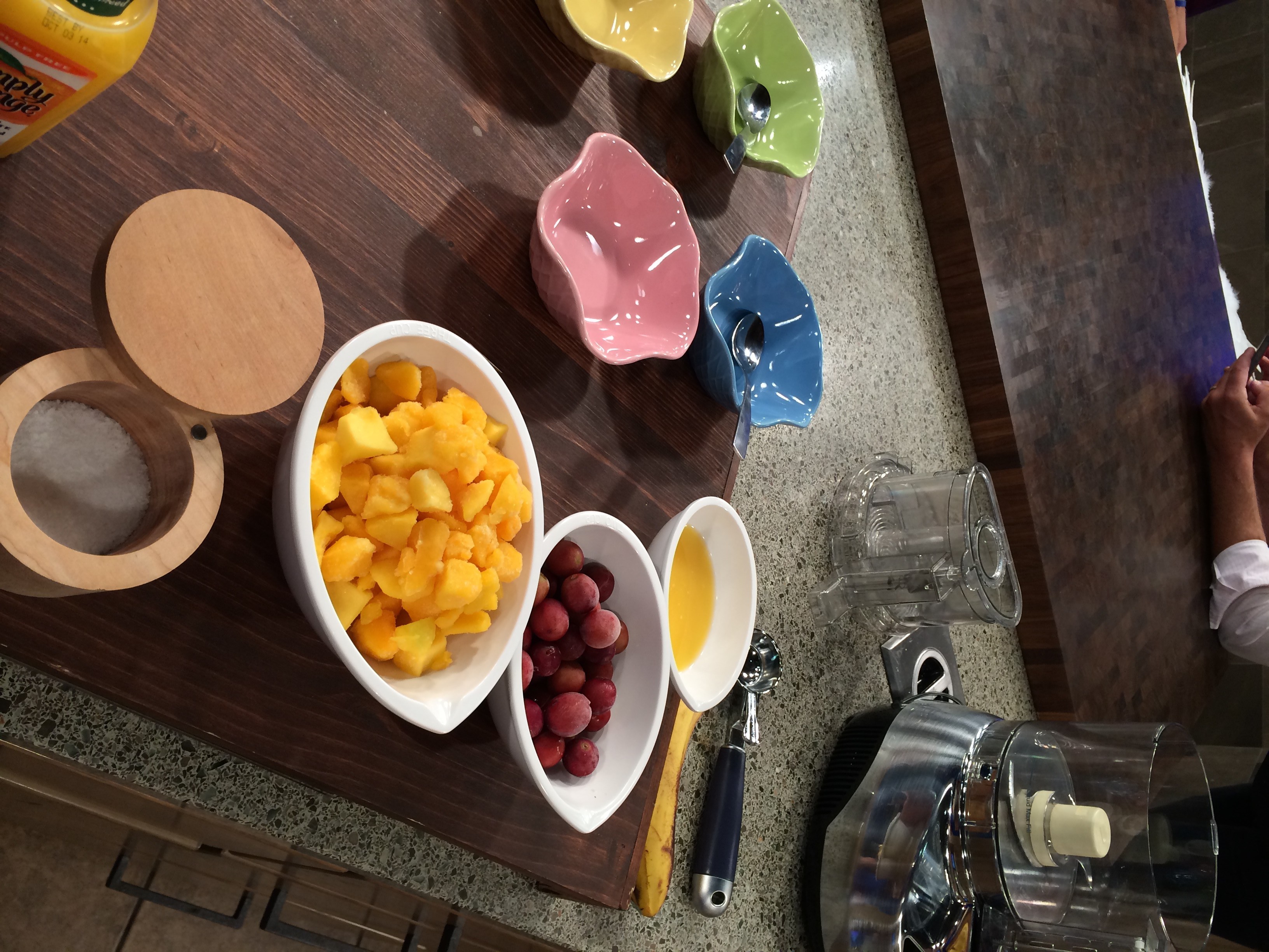 Mango Grape Banana Sorbet (DairyFree) As Seen on IndyStyle Basilmomma