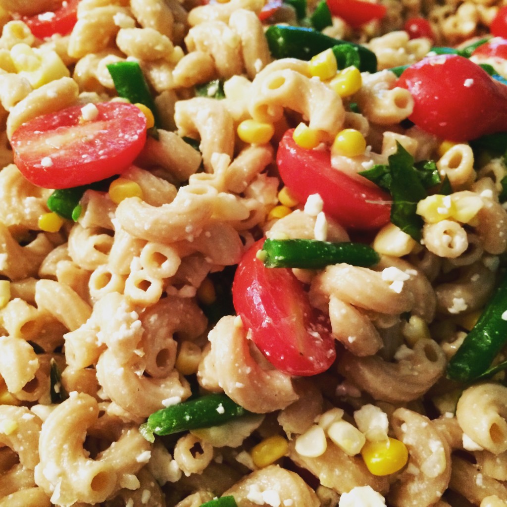Healthy Veggie Pasta Salad A Door to Wellness Recipe Basilmomma