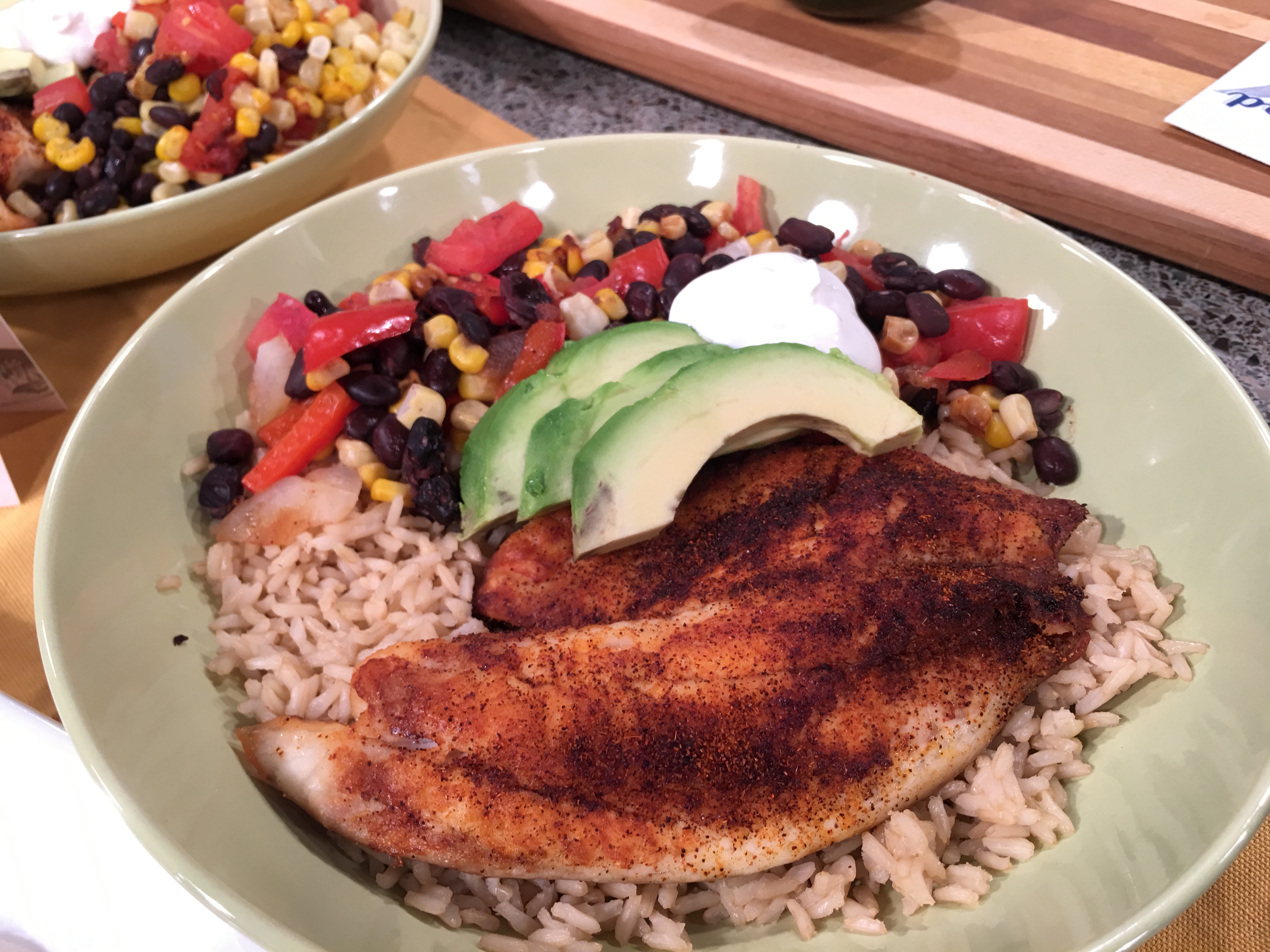 Fish Burrito Bowls Basilmomma