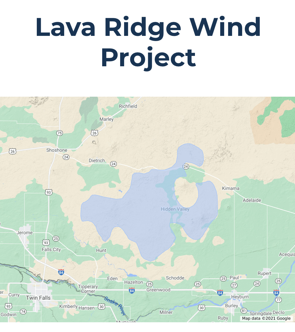 Lava Ridge Wind Energy Project Idaho Minidoka Japanese Interment Camp