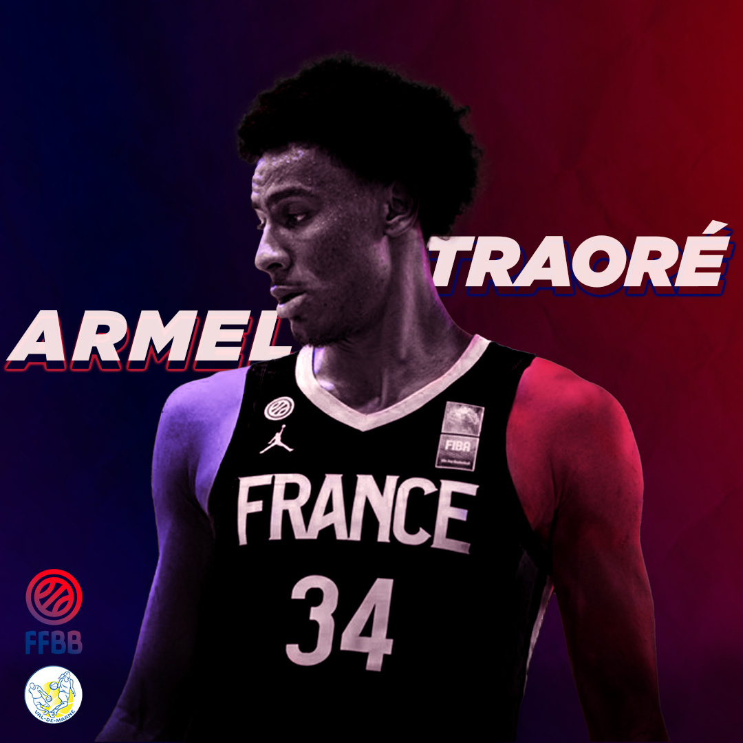 Armel Traoré convoqué pour un stage avec l’Équipe de France U20 ValdeMarne Basketball