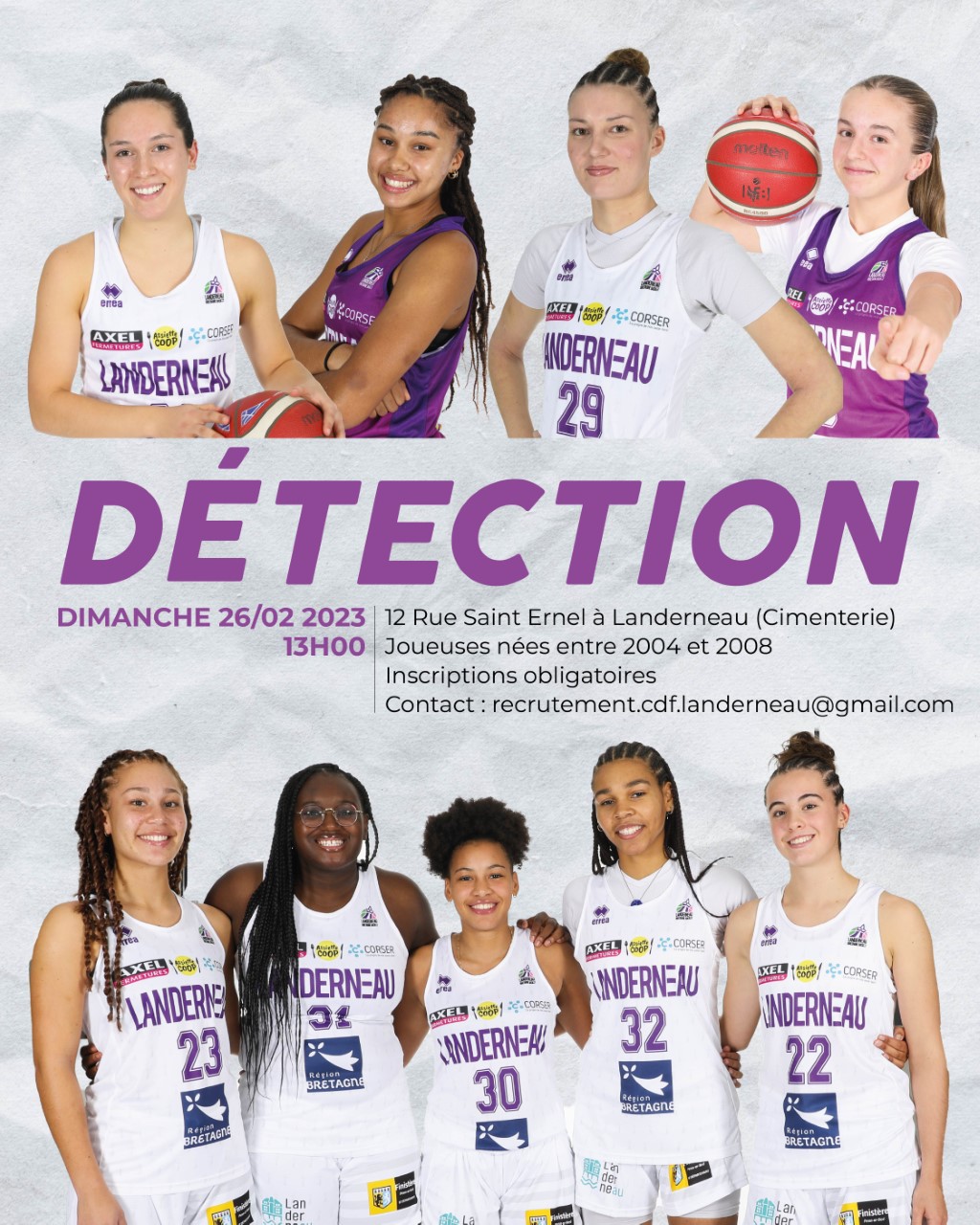Détection centre de formation du Landerneau Bretagne Basket (Ligue