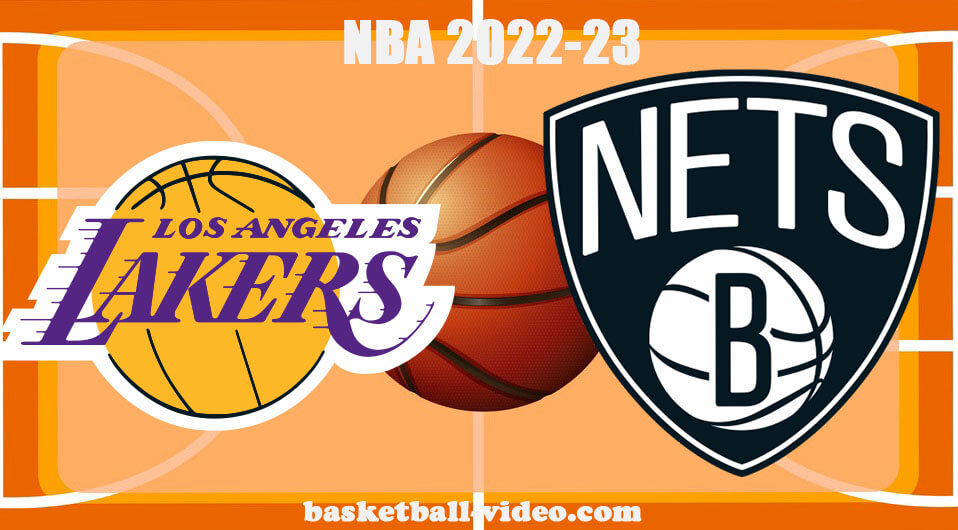 Los Angeles Lakers vs Brooklyn Nets Jan 30, 2023 NBA Full Game Replay