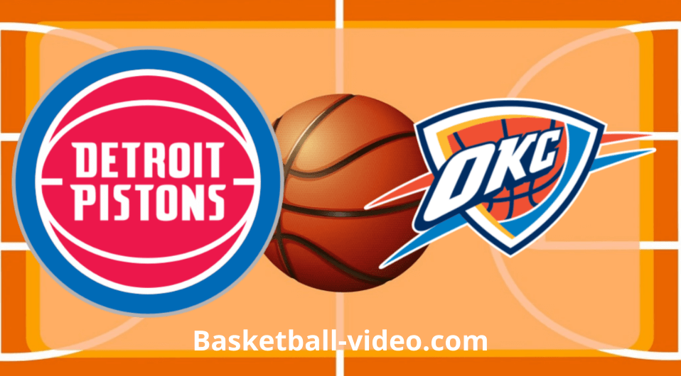 Detroit Pistons vs Oklahoma City Thunder Oct 12, 2023 NBA Preseason Full Game Replay NBA Games