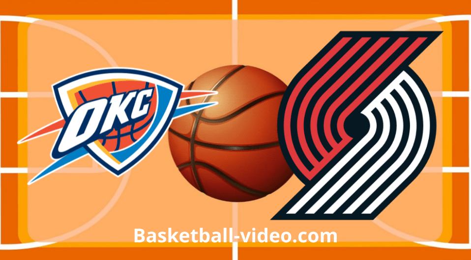 Oklahoma City Thunder vs Portland Trail Blazers Nov 19, 2023 NBA Full