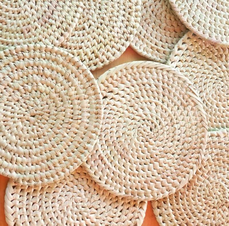 Reed Table Mats Baskets Kenya