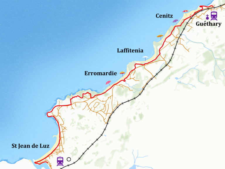 Guéthary to St Jean de Luz Walks in the Basque country