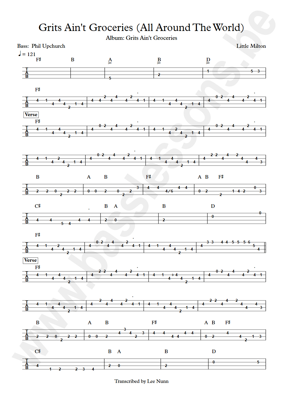 Little Milton Grits Ain't Groceries (All Around The World) Bass