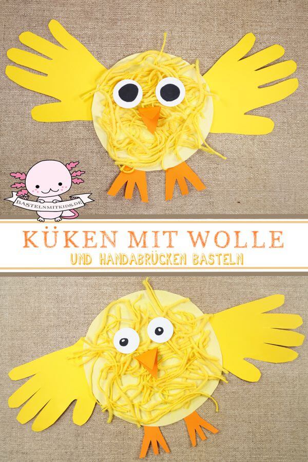 Küken basteln, malen oder stempeln Bastelnmitkids