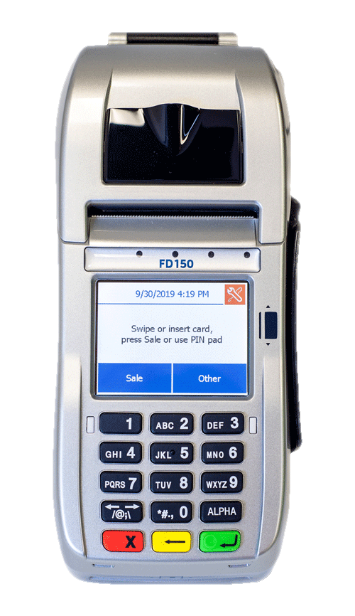 Countertop Terminals accept quick and secure payments