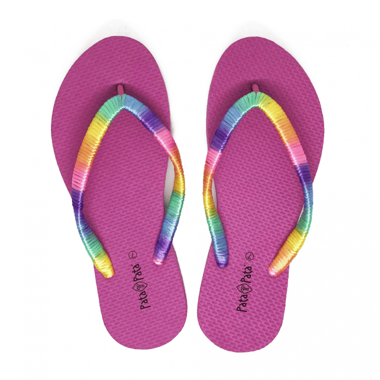 Pink Flip Flop Rainbow Pink bata.lk