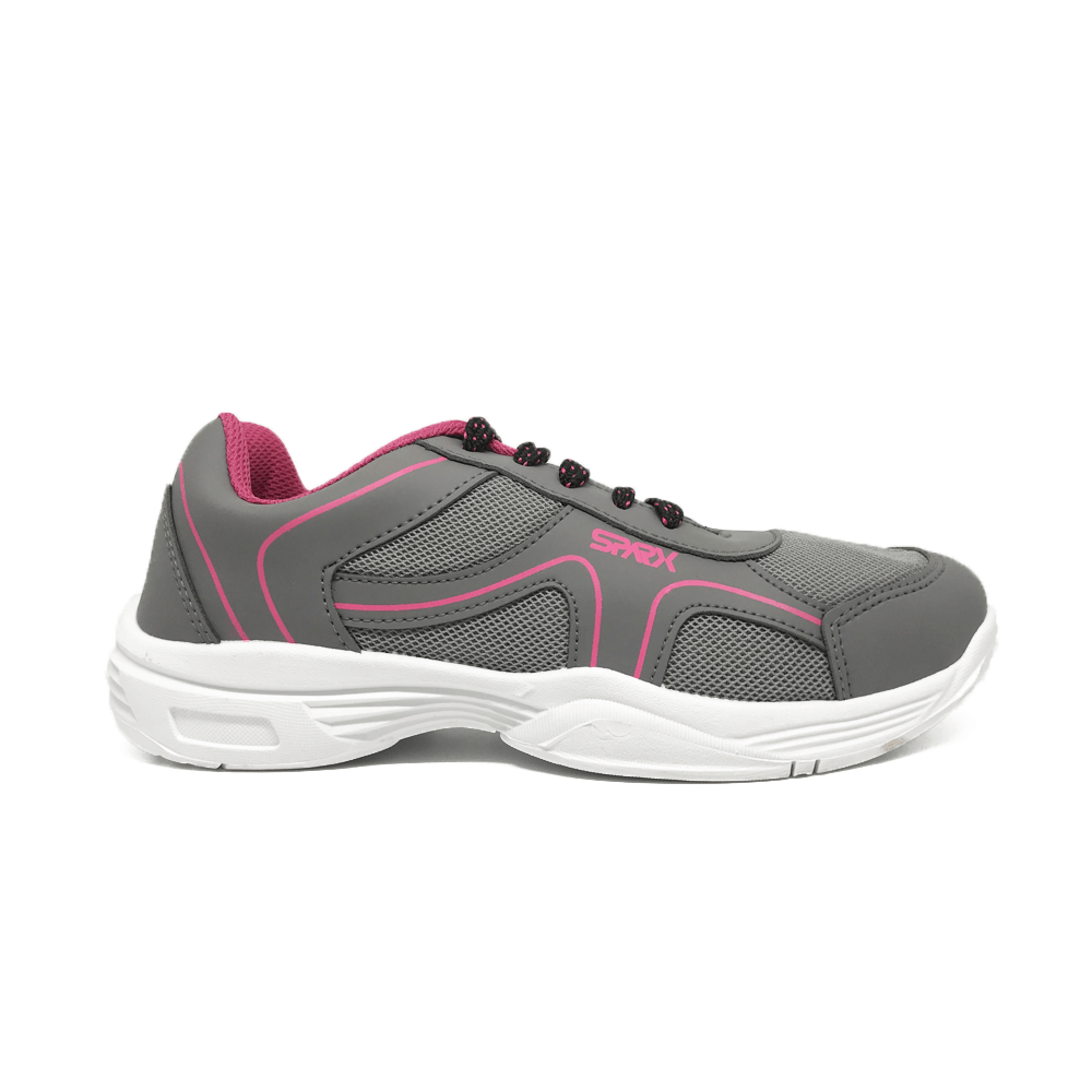 Bata women’s Textile Grey and Pink Sports Shoes Oscar bata.lk