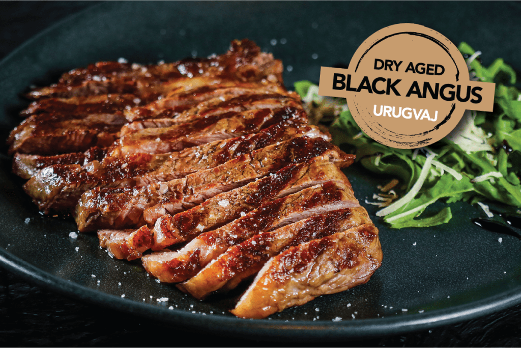 NOVOST NA BATKOVOM JELOVNIKU URUGVAJSKI BLACK ANGUS RIBEYE STEAK SUHO ODLEŽAN 28 DANA! Batak