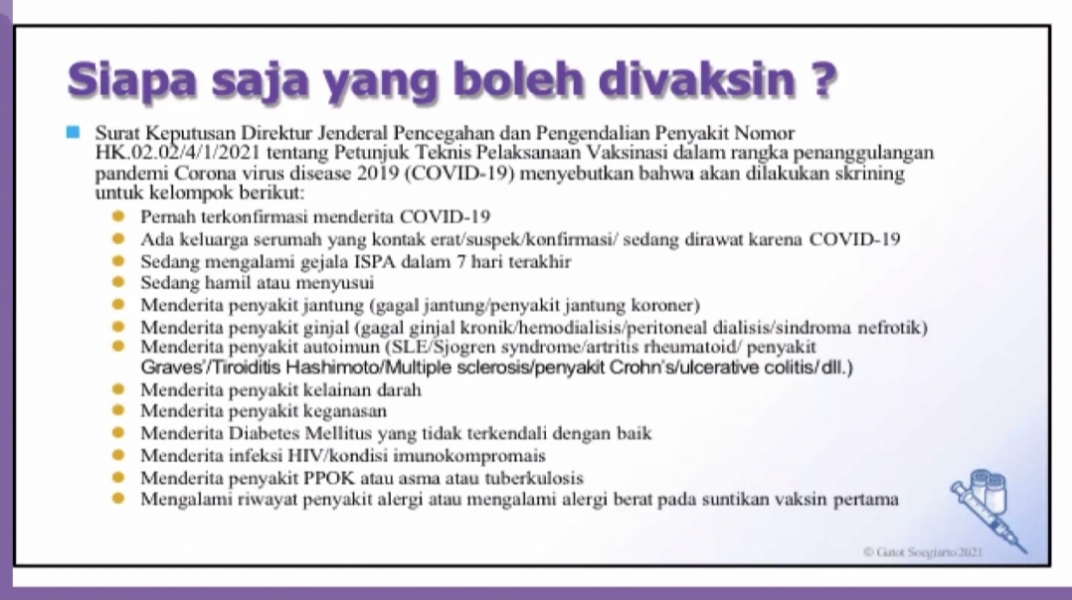 Siapa Saja Yang Boleh Divaksin