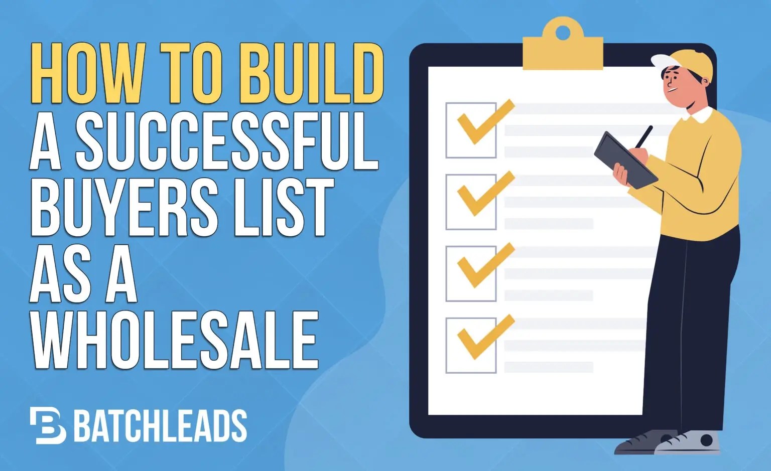 How to find real estate wholesale buyers list