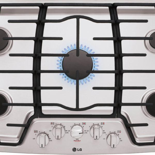 LG LCG3611ST SS 36" Gas Cooktop with SuperBoil™ Joshua Bate Trading