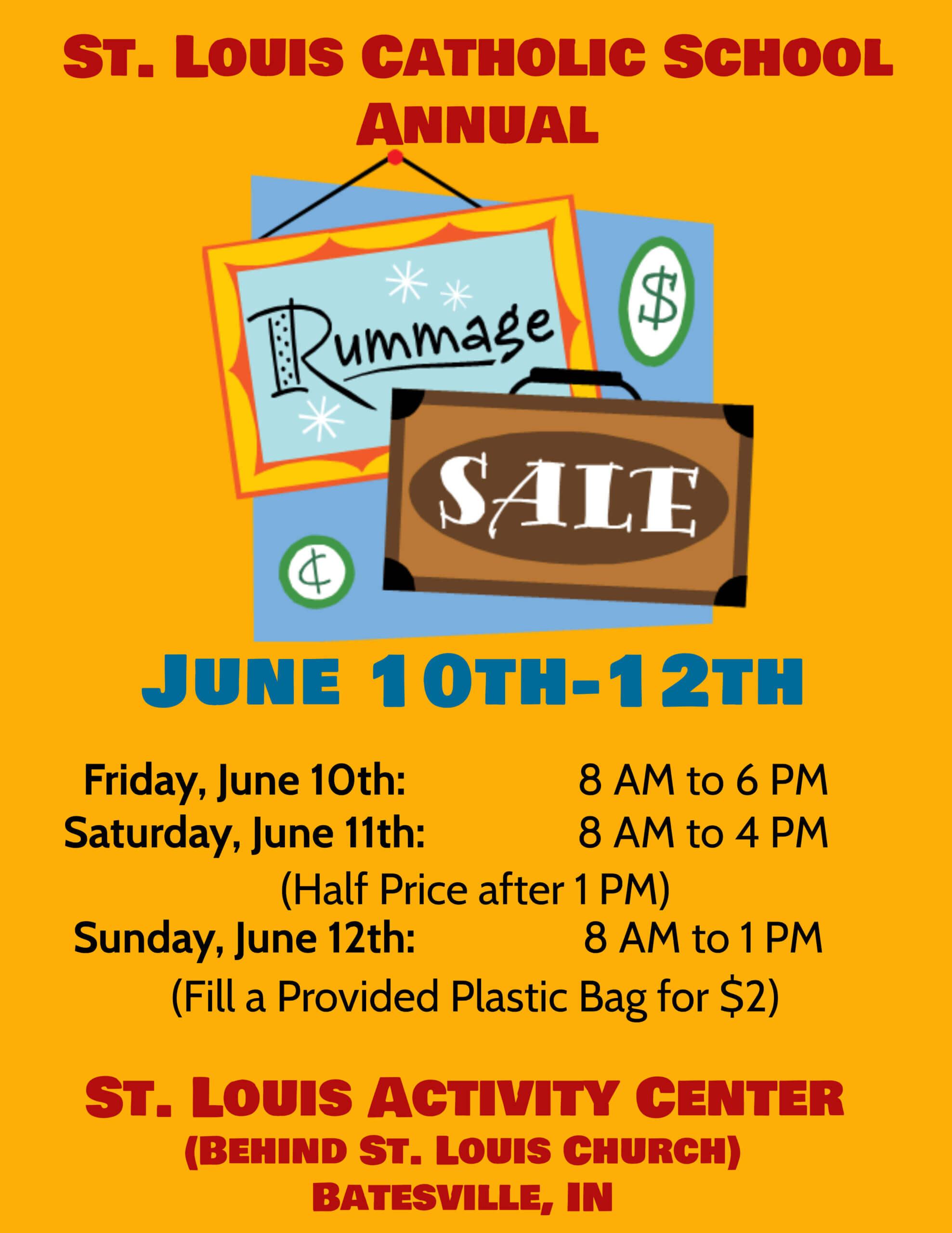 St. Louis Catholic School Annual Rummage Sale Batesville Area Chamber