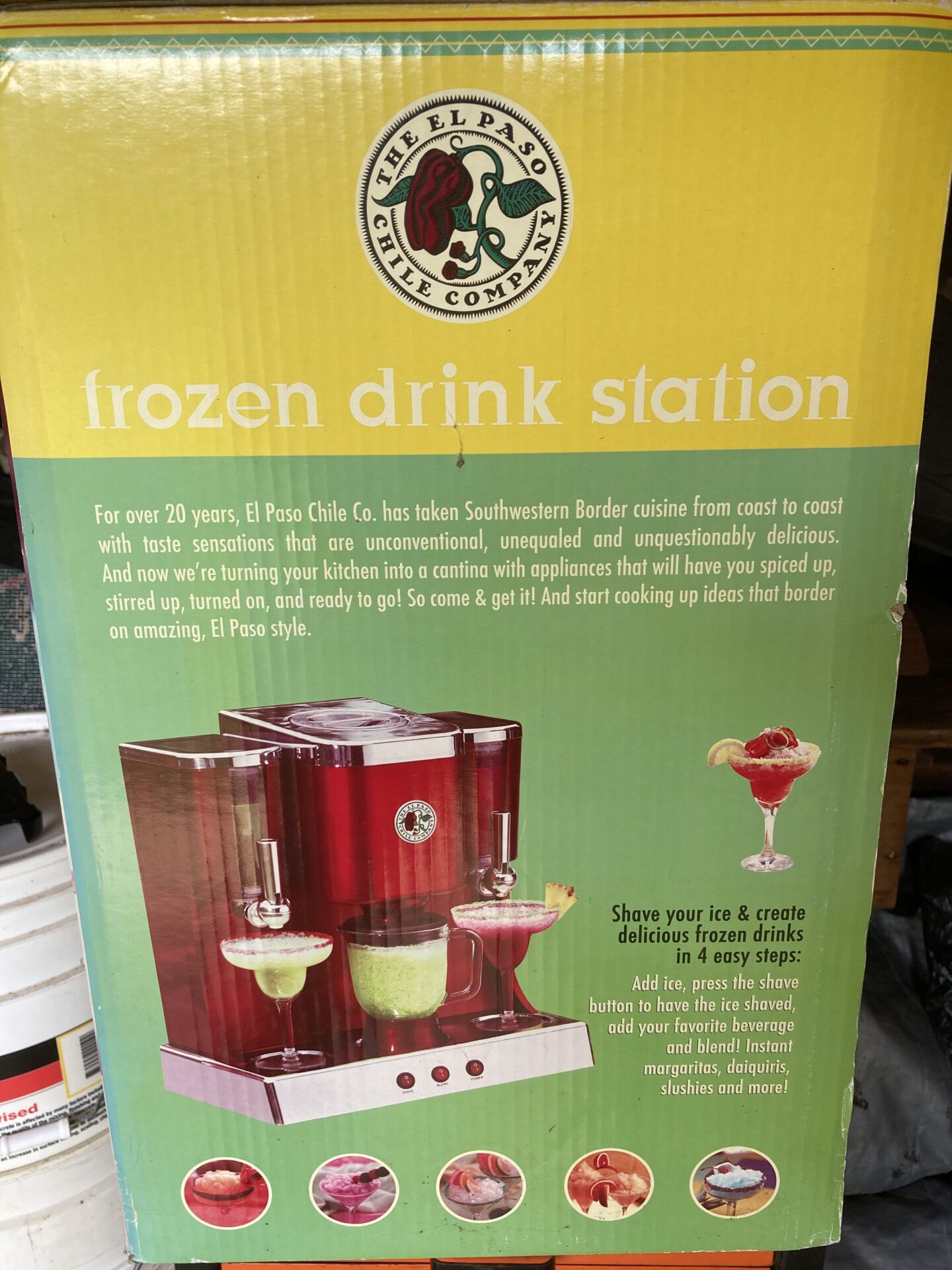 25 Frozen drink station