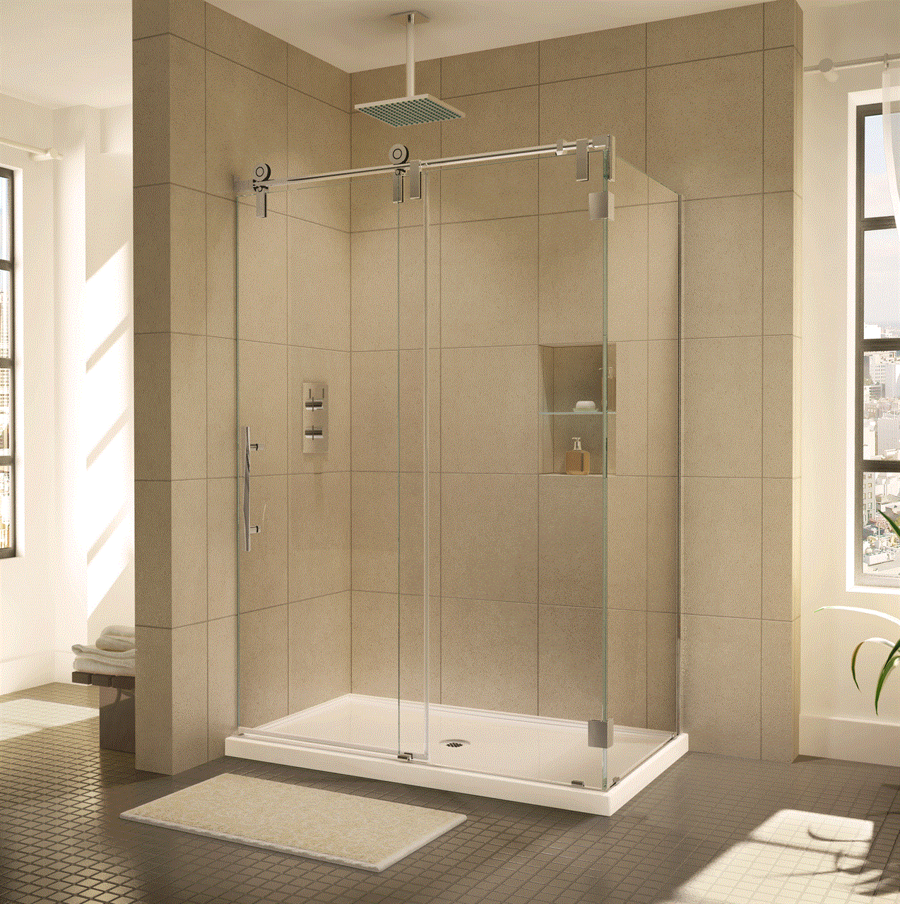 Fleurco Shower Door Two sided KSWR at Bath Emporium Toronto