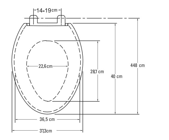 1312 ITALY DUROPLAST TOILET SEAT BOTTOM FIXING BathLine