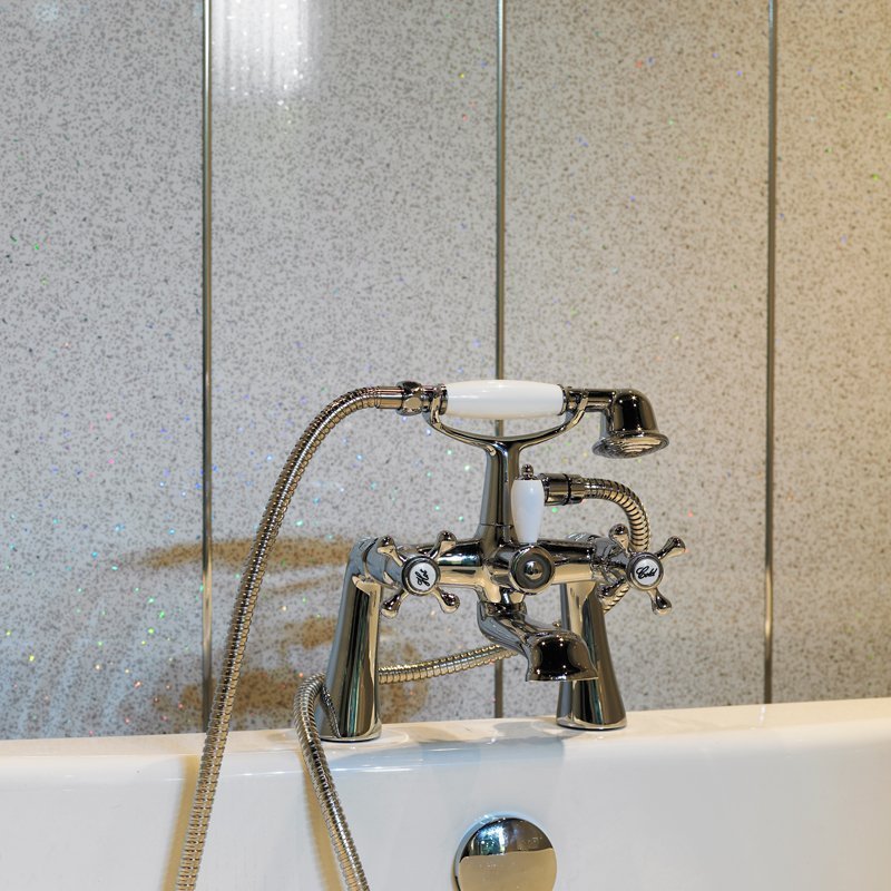 White Sparkle Bathroom Cladding Panels Bathroom Cladding Direct