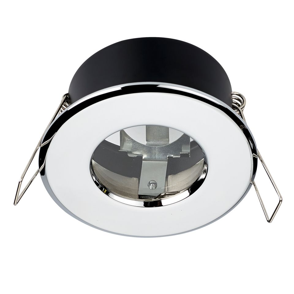 Chrome Downlight with LED Bulb Bathroom Cladding Direct