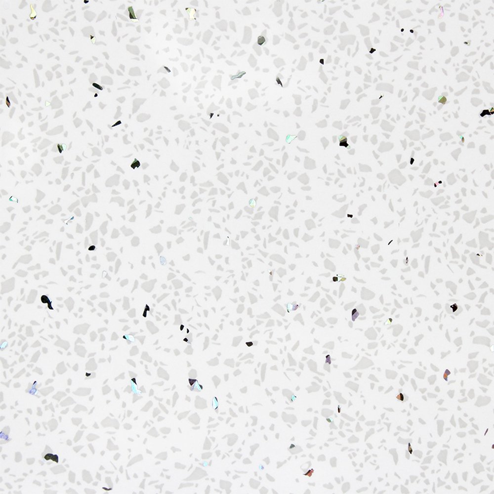 1m White Sparkle Bathroom Cladding Direct