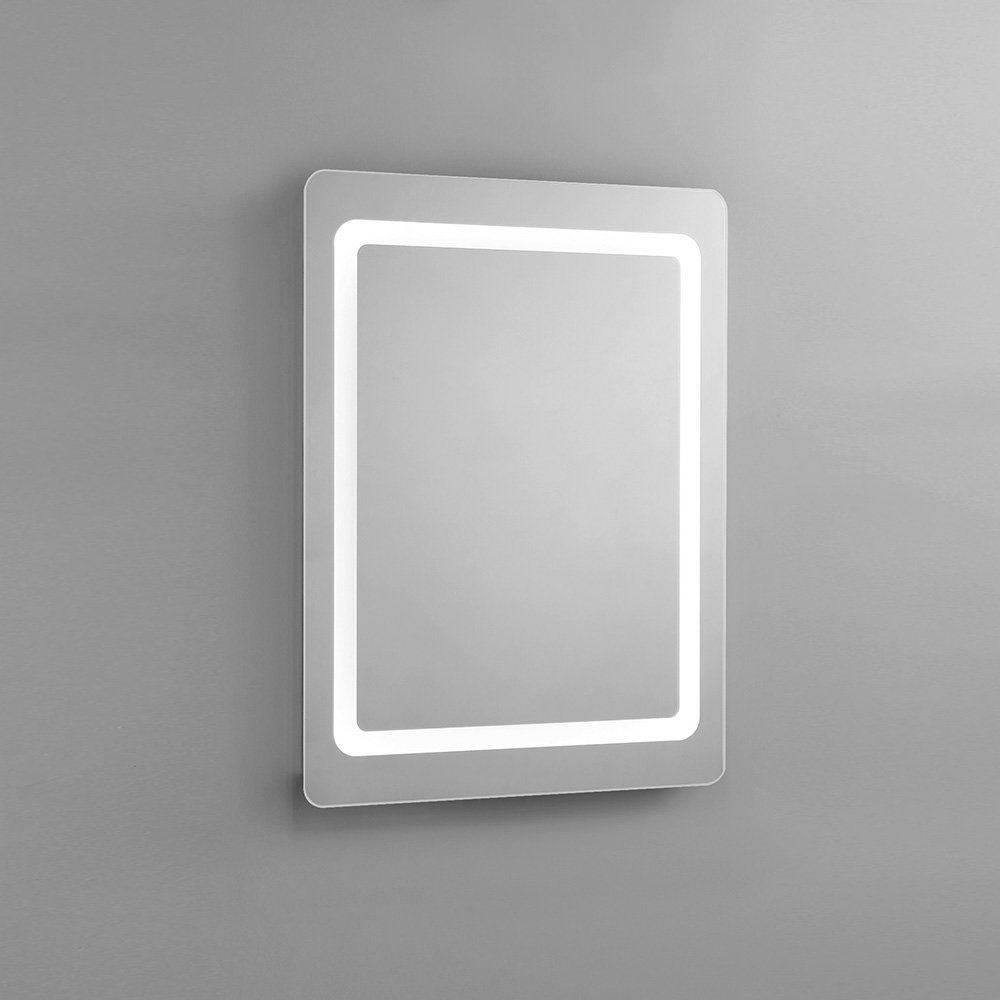 Single Rounded Insert LED Mirror Bathroom Cladding Direct