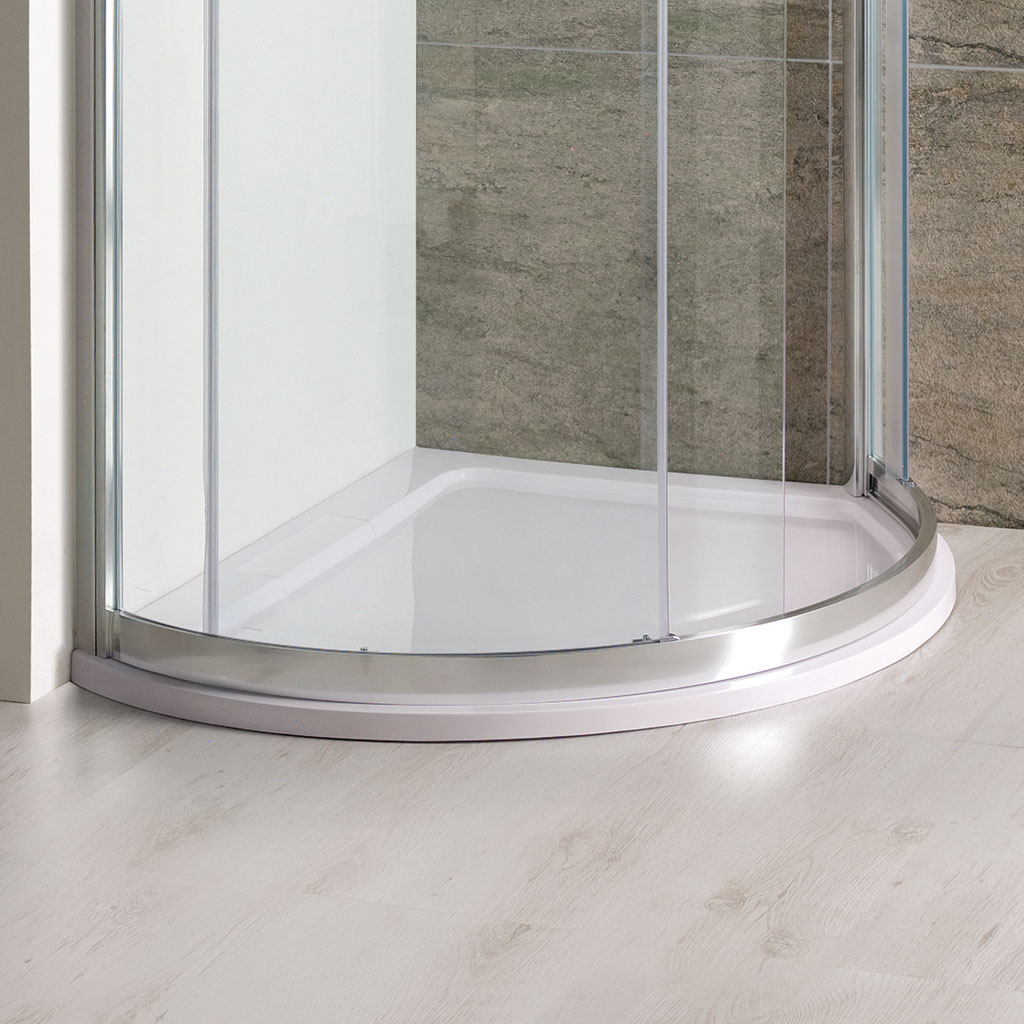 Spacesaver 1000 x 850/600 Left Hand Quadrant Shower Tray Bathroom Deal