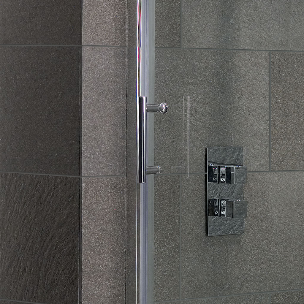 Volente 6mm 1690 x 1475 Over Bath Slider Shower Door Bathroom Deal