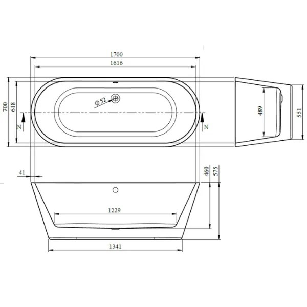 Clyde Freestanding Bath Bathroom Factory Store