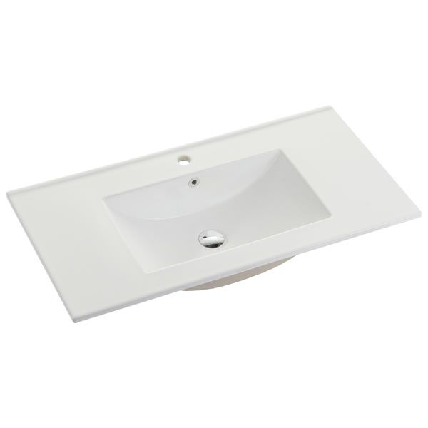 90cm Ceramic Vanity Top Matte White Vanity Tops Perth
