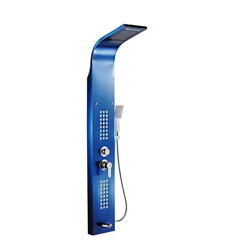 Blue Steel panel shower Bathrooms365 Bathroom fittings supply