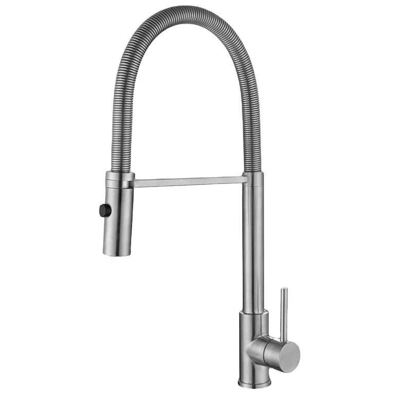 Brushed single full chain sink mixer Bathrooms365 Bathroom fittings