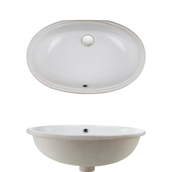 Crosswater Ancona Basin 570 C/w Fixings (UM5740UCW)