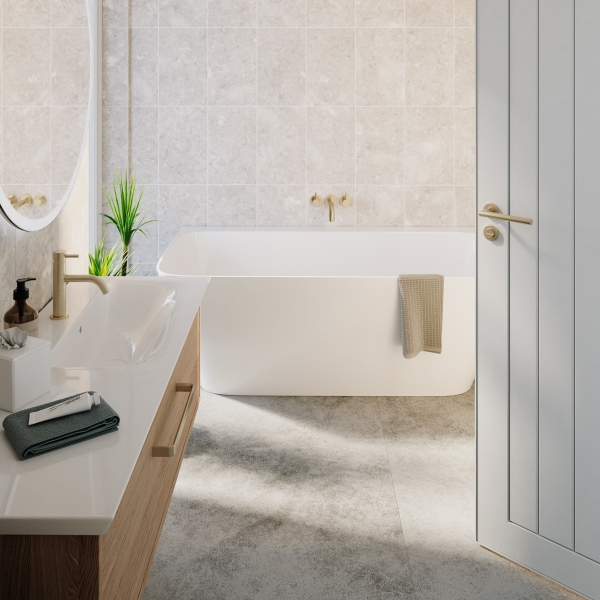 Crosswater Mpro Bath 3h Filler Wall Mounted Matt Black (PRO330WM)